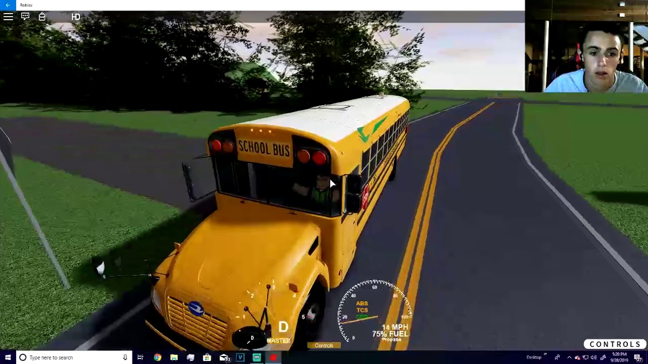 Roblox School Bus Simulator I Broke The Bus Youtube