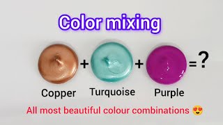 All most beautiful colour combinations 🎨| Colour mixing video