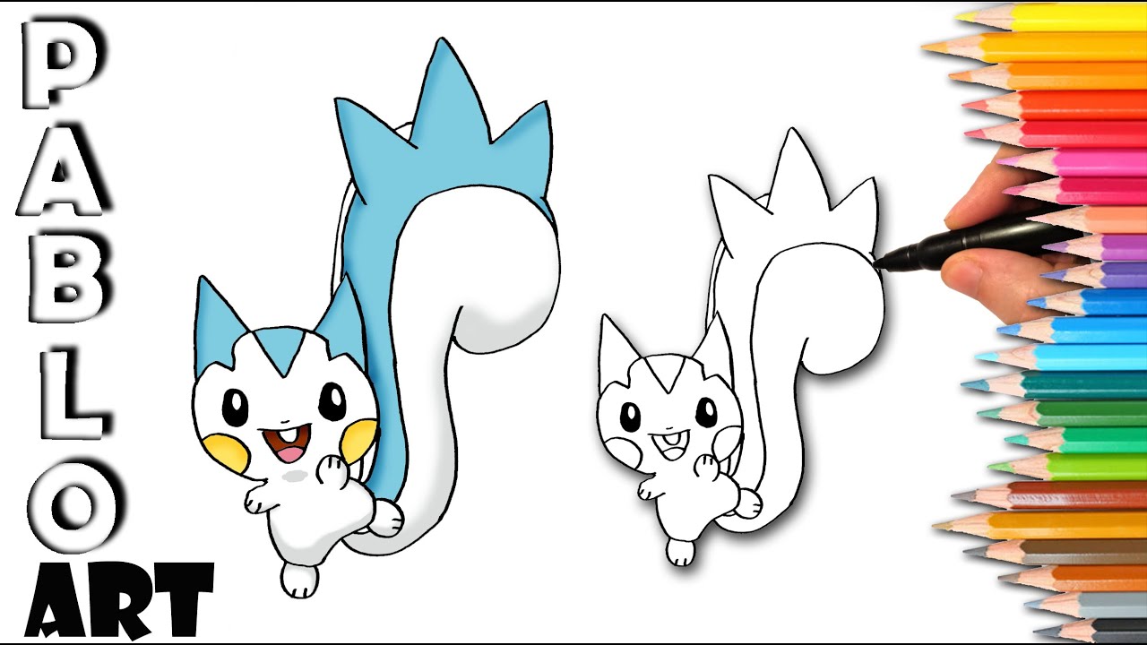 How to Draw Pachirisu from Pokemon | Learn to Draw  step by step