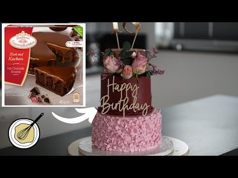 Professionelle Torte aus einer fertigen TK Torte