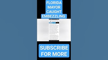 #florida Mayor #caught stealing from #unitedway #shorts #viral #subscribe #youtube #reels #instagram