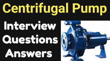 Centrifugal Pump Questions Answers || Mechanical Engineering Interview Questions Answers