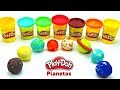 El Sistema solar | DIY Cómo hacer plastilina Play doh Planetas en el Universo