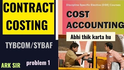 Q2 CONTRACT  COSTING SEM 6 TYBCOM/SY BAF #CARETAKER