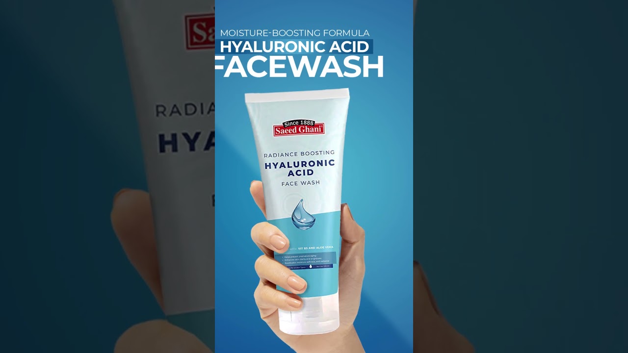 Hyaluronic Acid Face Wash | Saeed Ghani 1888