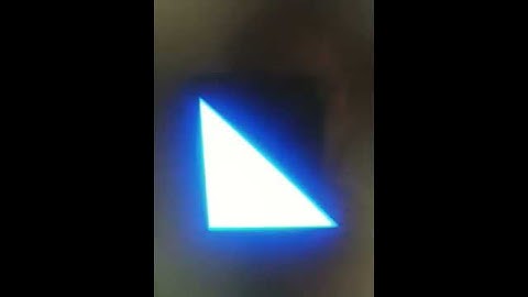 Animated triangle color OpenGL