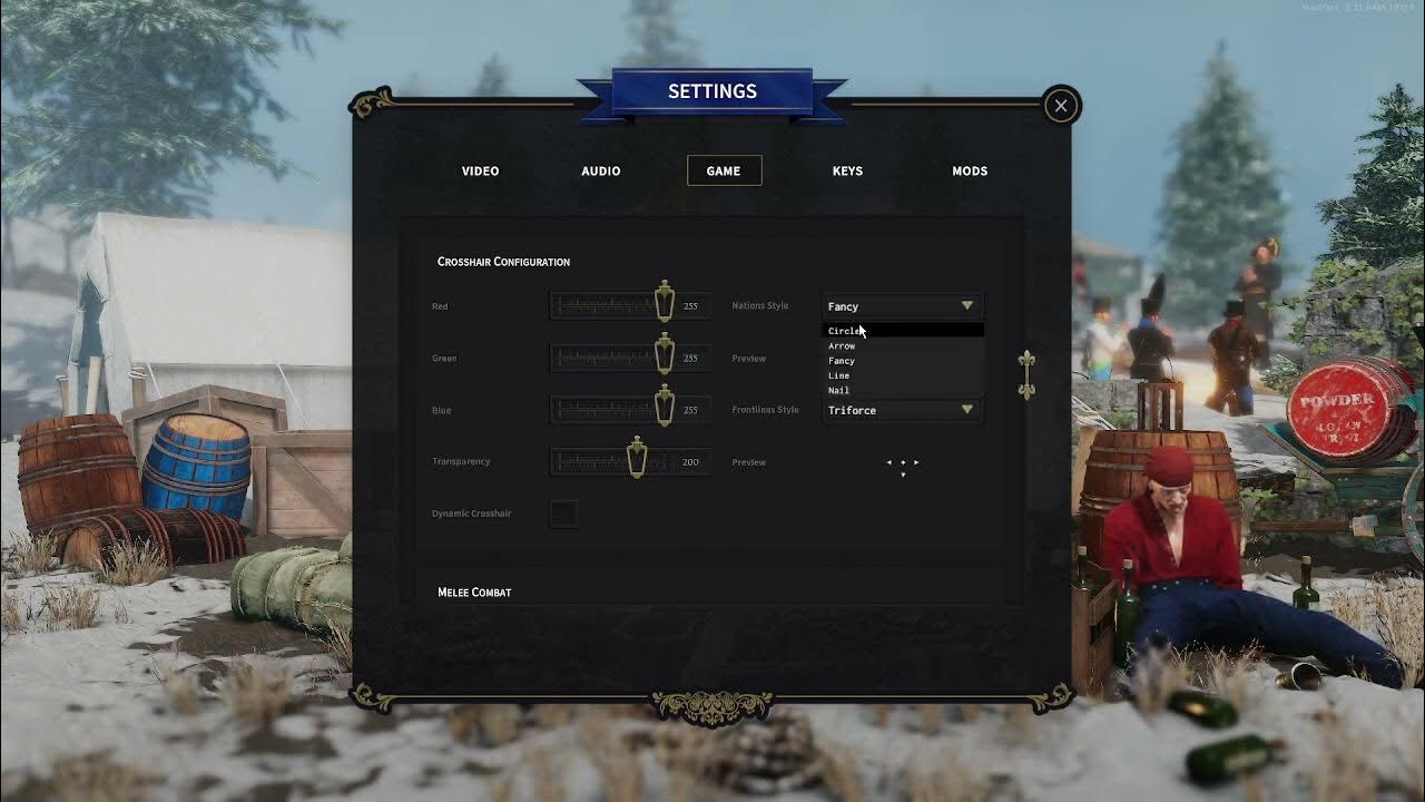 Settings Holdfast YouTube