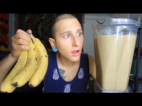 10 Banana Smoothie🍌• MUKBANG//RECIPE//EATING DISORDER TALK