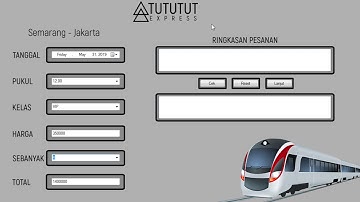 Tugas Akhir Praktikum DKP (Program Pemesanan Tiket Kereta Api)
