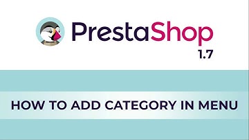 How to add category in Prestashop 1.7.x.