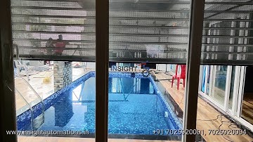 Perforated Automatic Rolling Shutters For Home