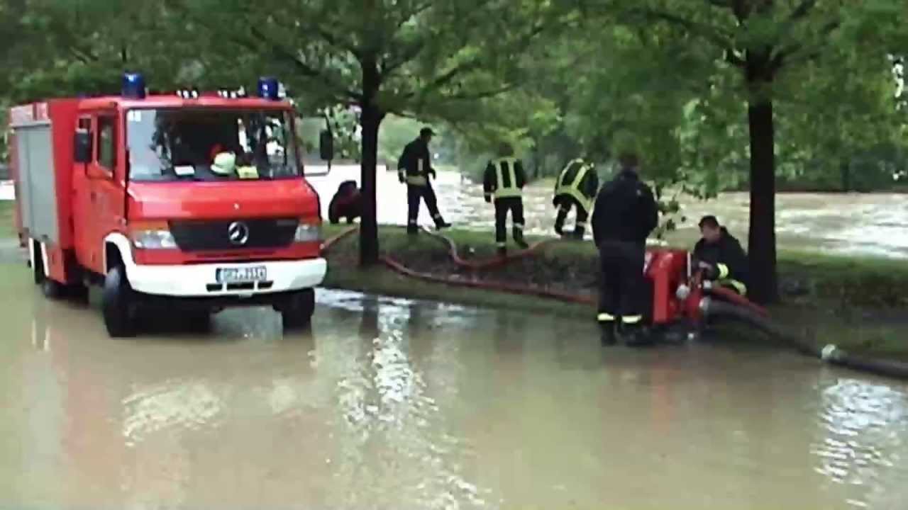 Hochwasser Greiz am 2.Juni 2013 gegen 12.45Uhr