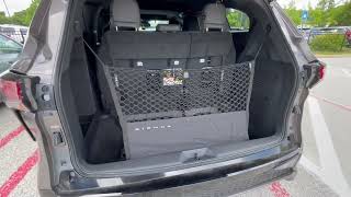 2022 Toyota Sienna Envelope Style Cargo Net