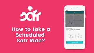 Safr Rider Tutorial 4: How to take a scheduled ride? screenshot 5