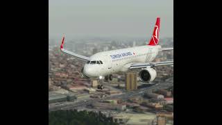 TOP 10 Landing TURKISH AIRLINES A320 Istanbul Turkey Airport shorts simulator