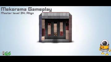 Mekorama Master | Level 34 | Align | Puzzle Game | Gameplay Walkthrough