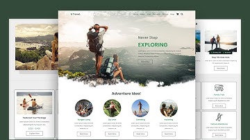 Create A Responsive Adventure & Tour Website Design Using HTML CSS / SASS & JavaScript Step By Step