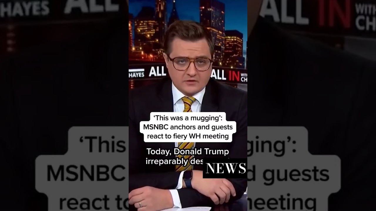 MSNBC Anchors React To Oval Office Presidential Clash