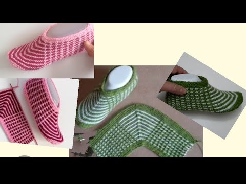 حذاء تريكو لكلوك سليبر سهل للمبتدأت طريقة نعل الحذاء Craft اكسبلور Crochet لايك