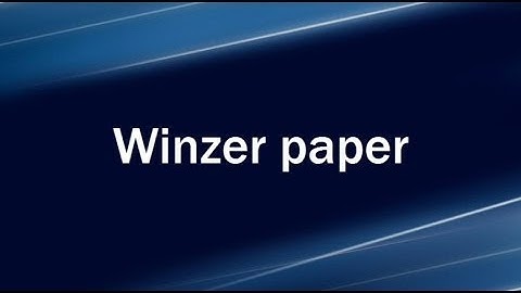 Lecture 2: Filtering Effects K Winzer Paper
