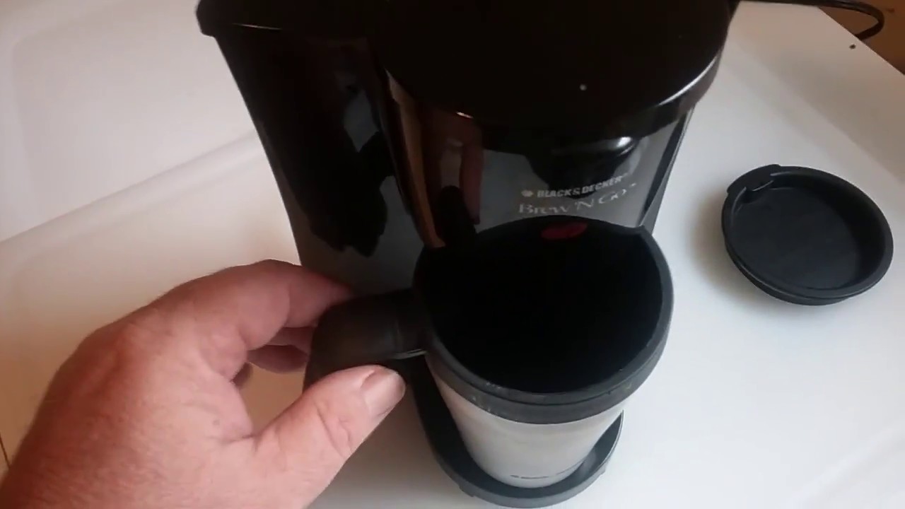Black + Decker Brew 'n Go Personal Coffee Maker 