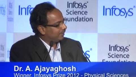 Infosys Prize 2012 - Physical Sciences