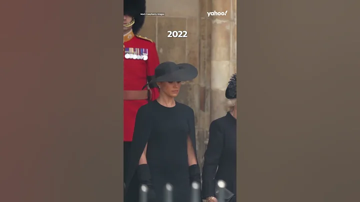 Meghan Markle's curtsy in 2017 vs 2022 | #shorts #yahooaustralia
