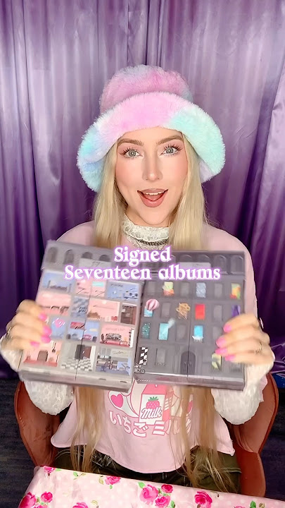 unboxing Signed Seventeen albums!💕💎 #svt #svtcarat #seventeen #seventeencarat #kpop #kpopcollector