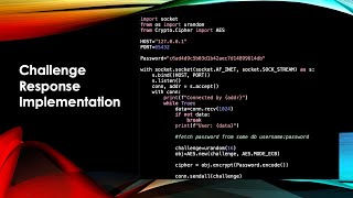 Challenge Response Python Implementation