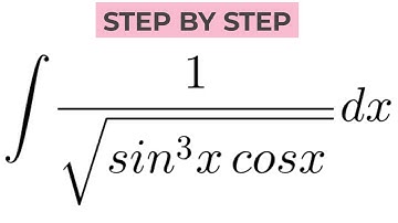 Integral 1/√sin^3xcosx dx