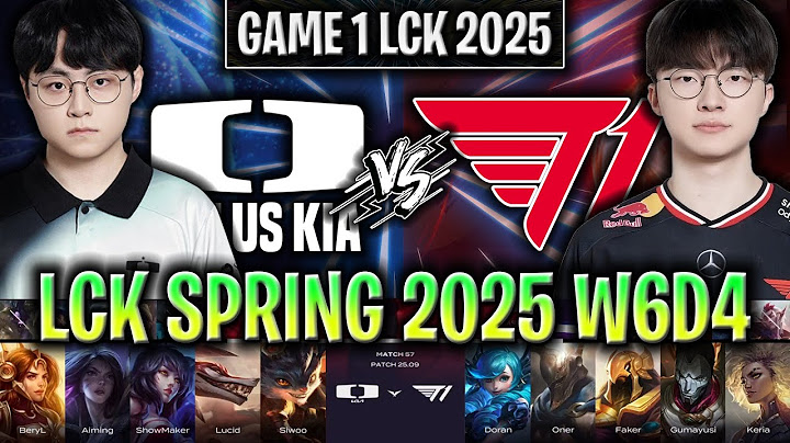 DK vs T1 GAME 1 LCK SPRING 2025 W6D4 | DPLUS KIA vs T1 G1 LCK 2025