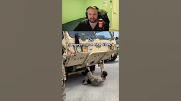 Warzone Soldier Shows How To Place Drip Pan Shorts 