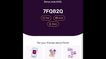Me and my friends fetch referral code. Get 2000 free fetch points (7FQ82Q and 33XB54)