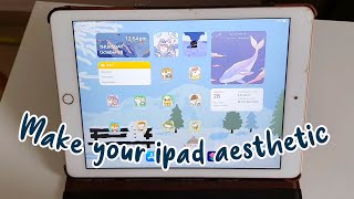 make your ipad aesthetic ✨ ios 15 customization 🦋🐳 screenshot 4