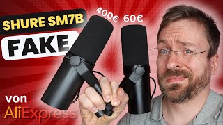 Ich habe ein 61€ Fake Shure SM7B mit dem originalen 400€ SM7B verglichen /moschuss.de