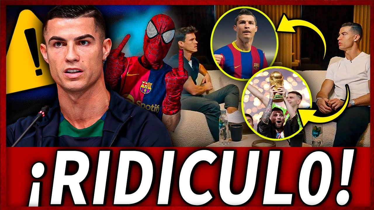 ¡ATAQUE RIDICUL0 DE CELOS DE CRISTIANO RONALDO CON LEO MESSI! - REVELA QUE PUDO FICHAR POR EL BARÇA