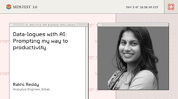 Data-logues with AI: Prompting my way to productivity | MDS Fest 3.0