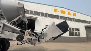 How To Use A Self Loading Mixer3 Cement Bucket 2