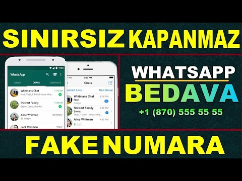 Fake Numara Almak | WHATSAPP | Sınırsız ve Kapanmaz Numaralar | Whatsapp fake number