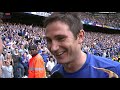 When Chelsea won the Premier League by beating Manchester United - Frank Lampard's reaction