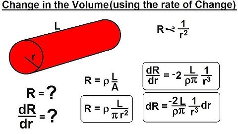 Calculus 1: Rate of Change (8 of 10) Change in Resistance (using Derivative)