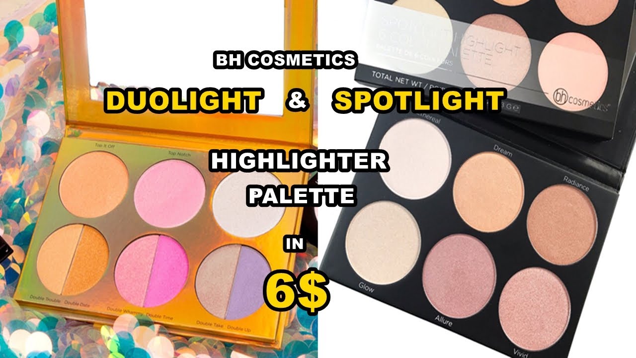 BH Cosmetics Blacklight Highlight Palette Is the Rainbow 