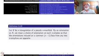 Week 12-Lecture 60 : Orientability