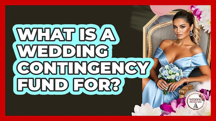 What Is A Wedding Contingency Fund For? - Wedding Trends Now