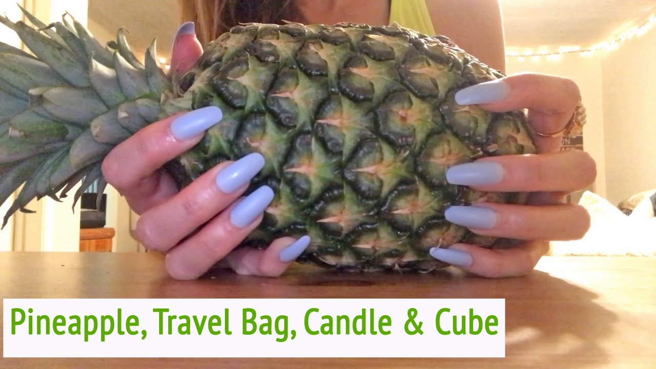 ASMR * Pineapple & More! * Fast Tapping & Scratching * Kayla's Custom Video * No Talking * ASMRVilla