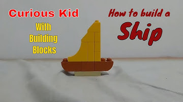 How to build a Ship from building blocks (LEGO, duplo, LEPIN, DIY, large blocks)