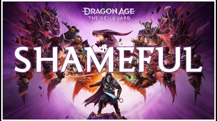 Veilguard is a shameful example of modernity