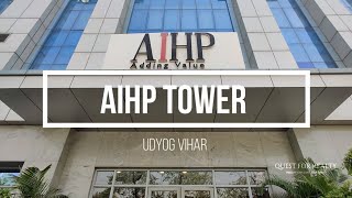 Office Space on Rent/Lease in Udyog Vihar |AIHP Tower| Project Walkthrough | Fully Furnished Office