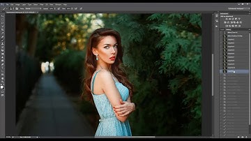 Girl Edit using Photoshop Actions by Summerana