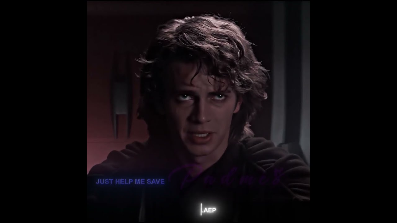 The Chosen One Anakin Edit Starwars Aftereffects Editor Starwarsedit